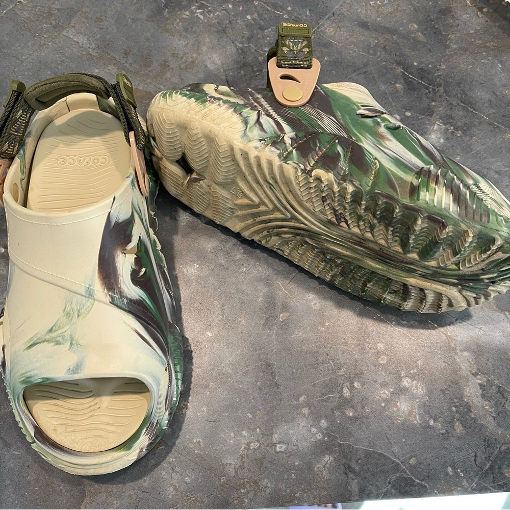 Camouflage Open-Toe Clogs - Picture 4 of 4